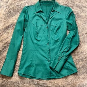 ANTONIO MELANI Teal Button-Down Shirt